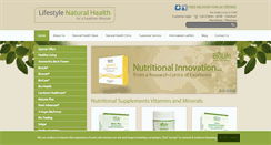 Desktop Screenshot of lifestylenaturalhealth.co.uk