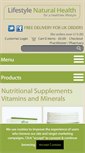 Mobile Screenshot of lifestylenaturalhealth.co.uk