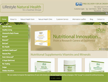 Tablet Screenshot of lifestylenaturalhealth.co.uk